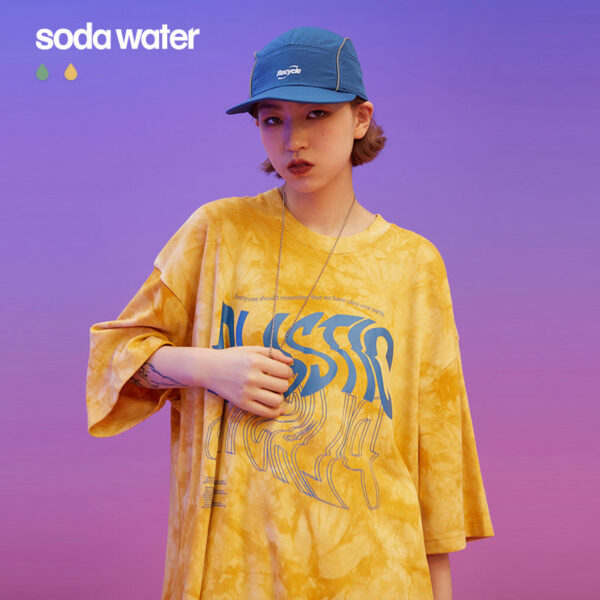 "PLASTIC" Tie-Dyed T-shirt