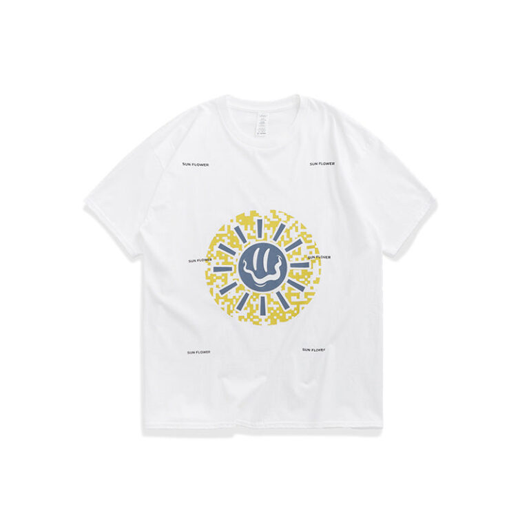"QR Smiley" Printed T-shirt