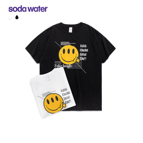 "Fake Laugh" Printed T-shirt