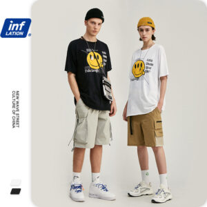 "FAKE LAUGH" Printed T-shirt