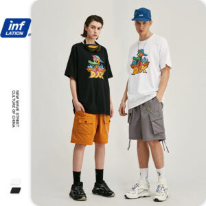 "DUCK" Printed short-sleeved T-shirt