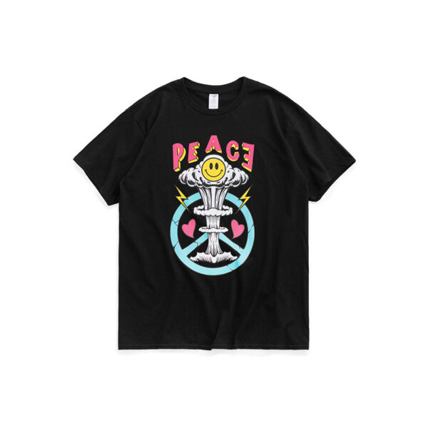 "PEACE" Nuke Printed T-shirt