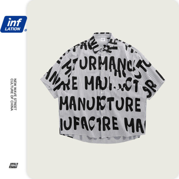 "MANUFACTURE" Printed Shirt