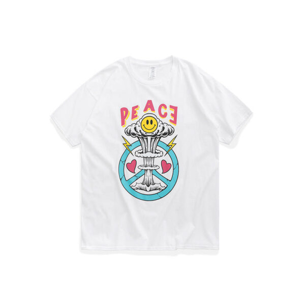 "PEACE" Nuke Printed T-shirt