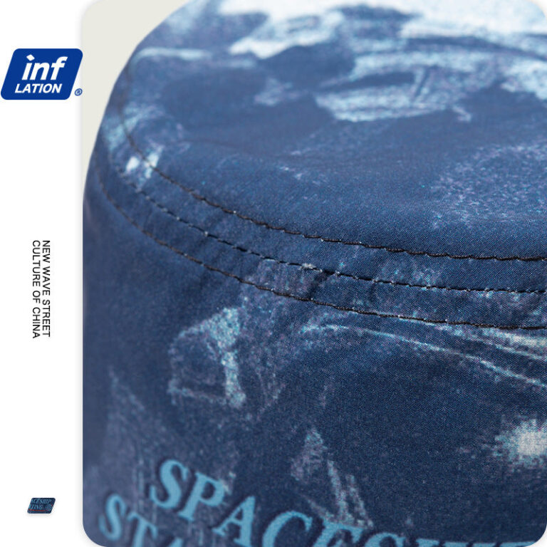 "SPACESHIP STARTING" Printed Bucket Hat