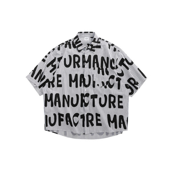 "MANUFACTURE" Printed Shirt