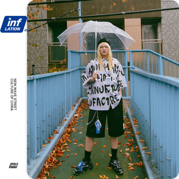"MANUFACTURE" Printed Shirt