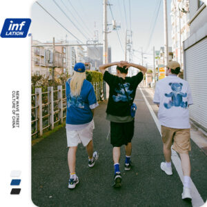 "LABEL Throw Away" printed T-shirt