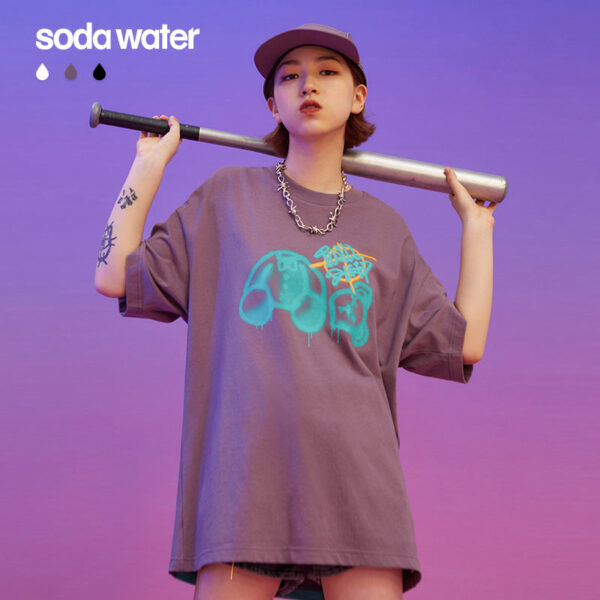 "I WILL SLEEP" Spray Painted Print T-shirt