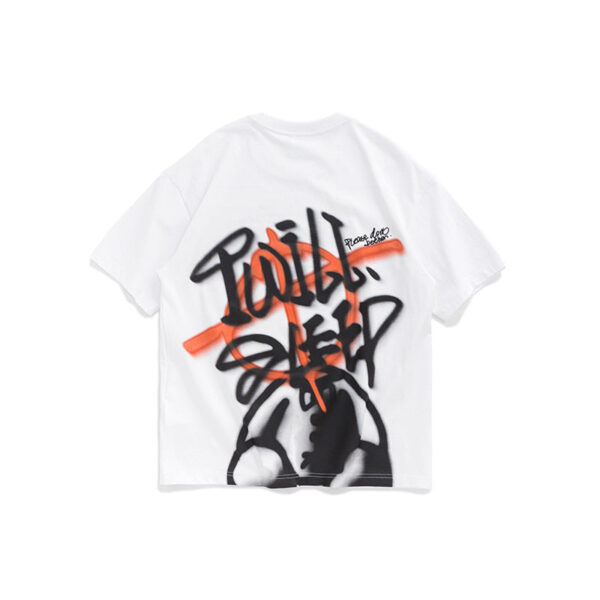 "I WILL SLEEP" Spray Painted Print T-shirt