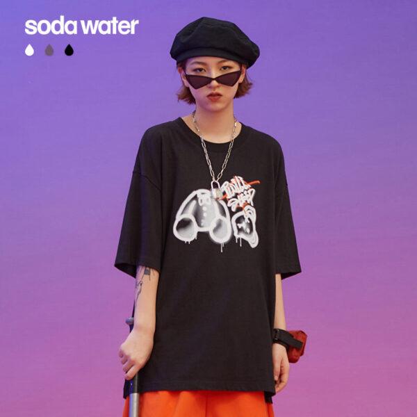 "I WILL SLEEP" Spray Painted Print T-shirt