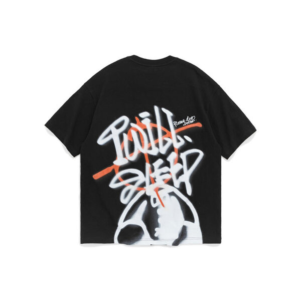 "I WILL SLEEP" Spray Painted Print T-shirt