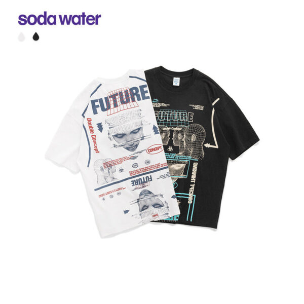 "FUTURE Double Concept" AI Printed T-shirt