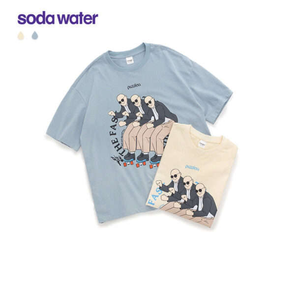 "FAST" Skateboarding Printed T-shirt