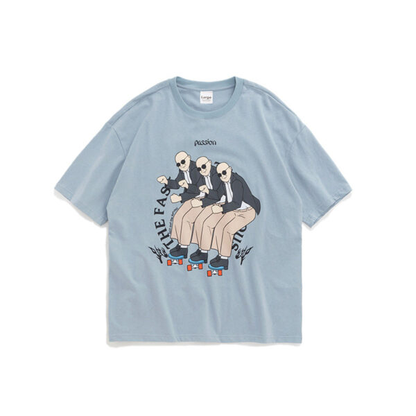 "FAST" Skateboarding Printed T-shirt