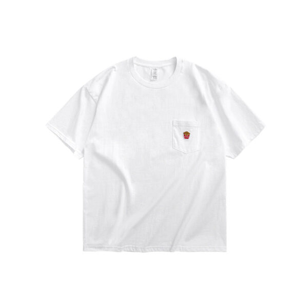 "FRENCH FRIES" Patched T-shirt