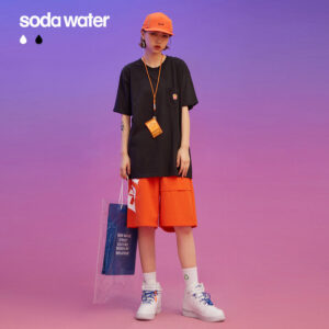 "FRENCH FRIES" Patched T-shirt