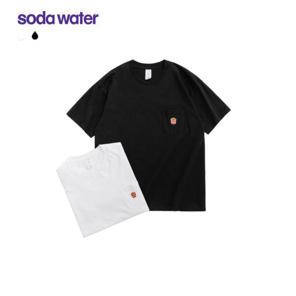 "FRENCH FRIES" Patched T-shirt