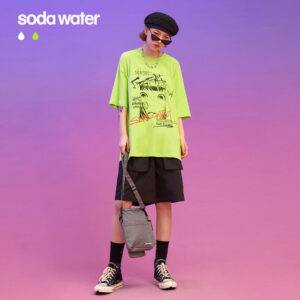 "Social Contact" Printed T-shirt