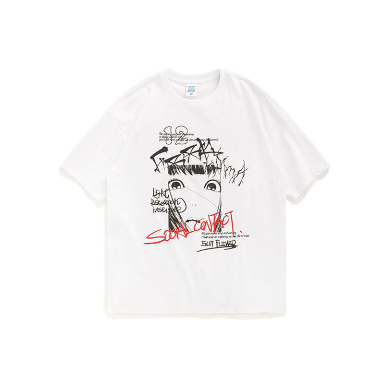 "Social Contact" Printed T-shirt