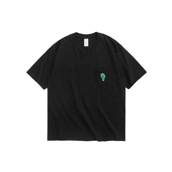 "Cactus" Patched T-shirt