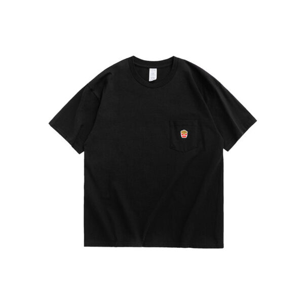 "FRENCH FRIES" Patched T-shirt