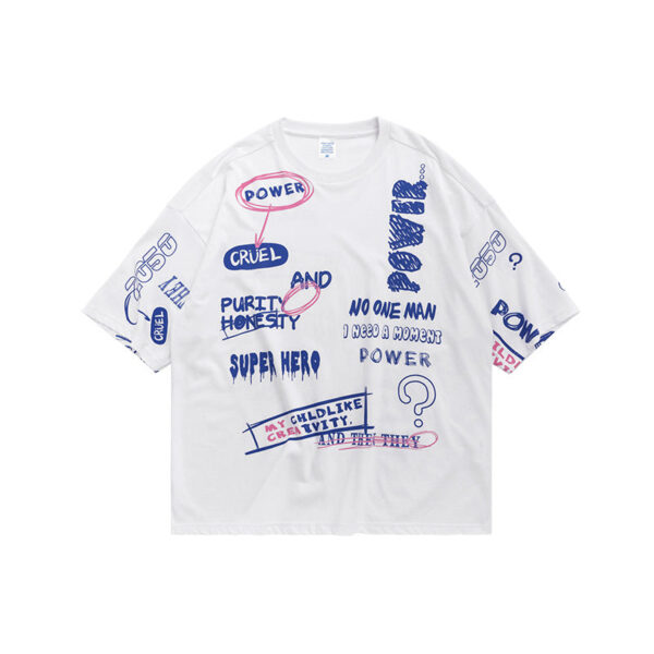 "POWER" Printed T-shirt