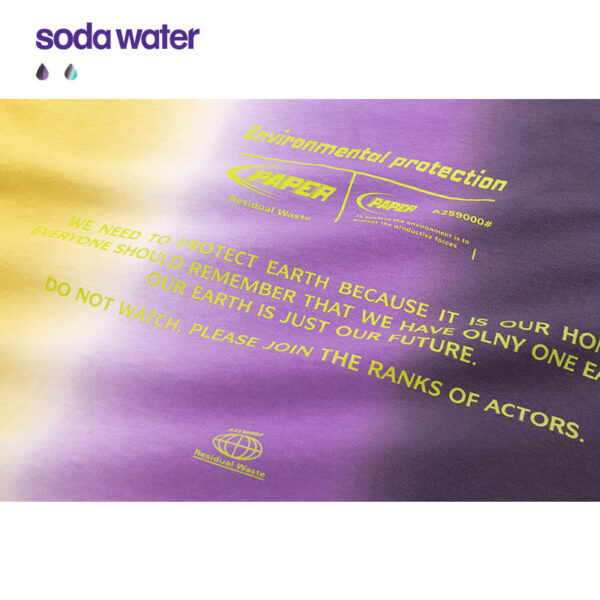 "Environment Protection"Printed T-shirt