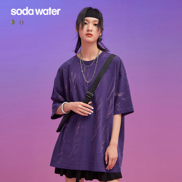 "HAND POUR" Dye Oversized T-shirt