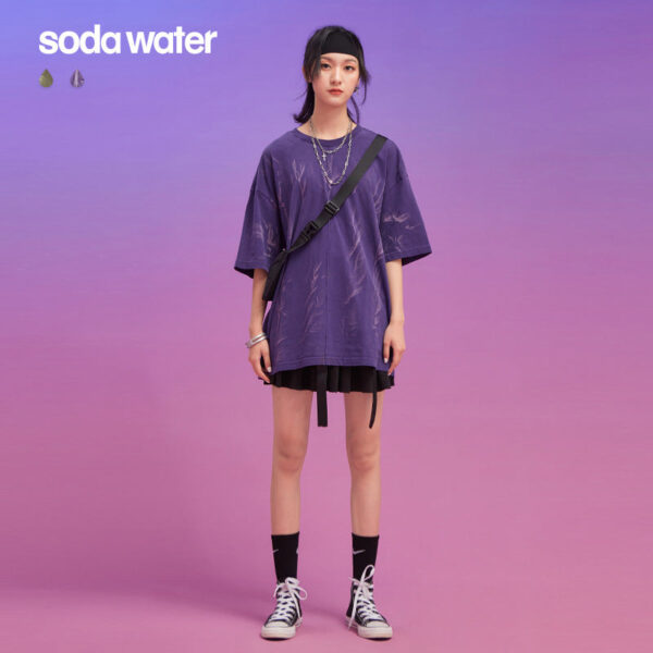 "HAND POUR" Dye Oversized T-shirt