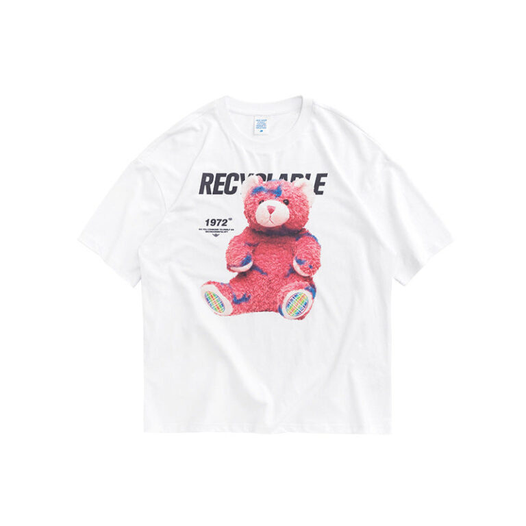 "Recyclable" Teddy Bear Printed T-Shirt