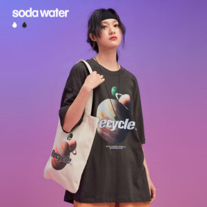 "Planet Recycle" Printed T-shirt