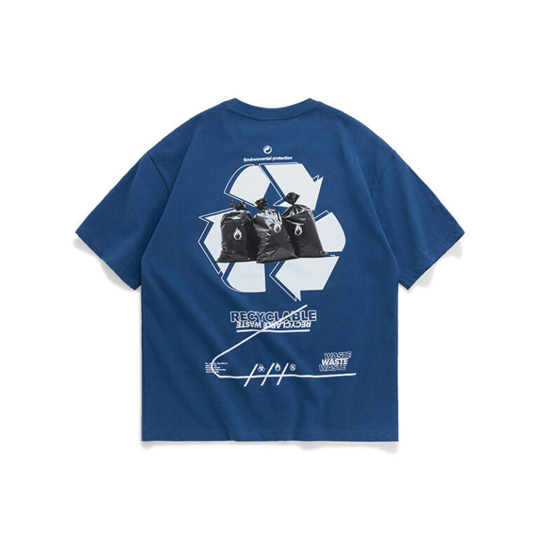 "Recyclable" Combustible Waste Printed T-shirt
