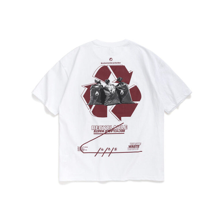 "Recyclable" Combustible Waste Printed T-shirt