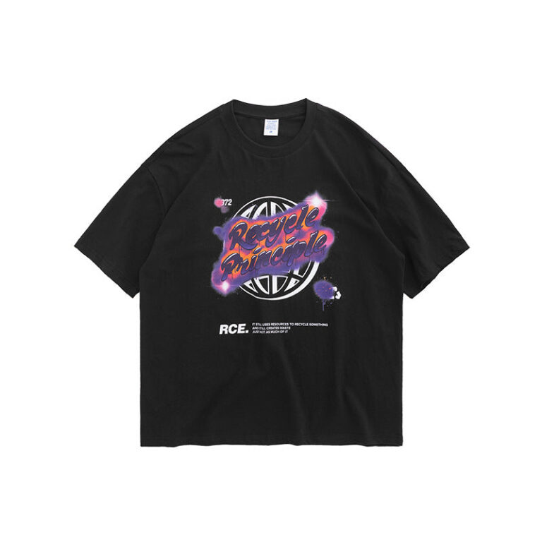 "Recyle Principle" Earth Printed T-shirt