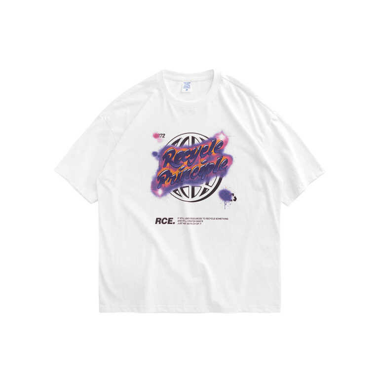 "Recyle Principle" Earth Printed T-shirt