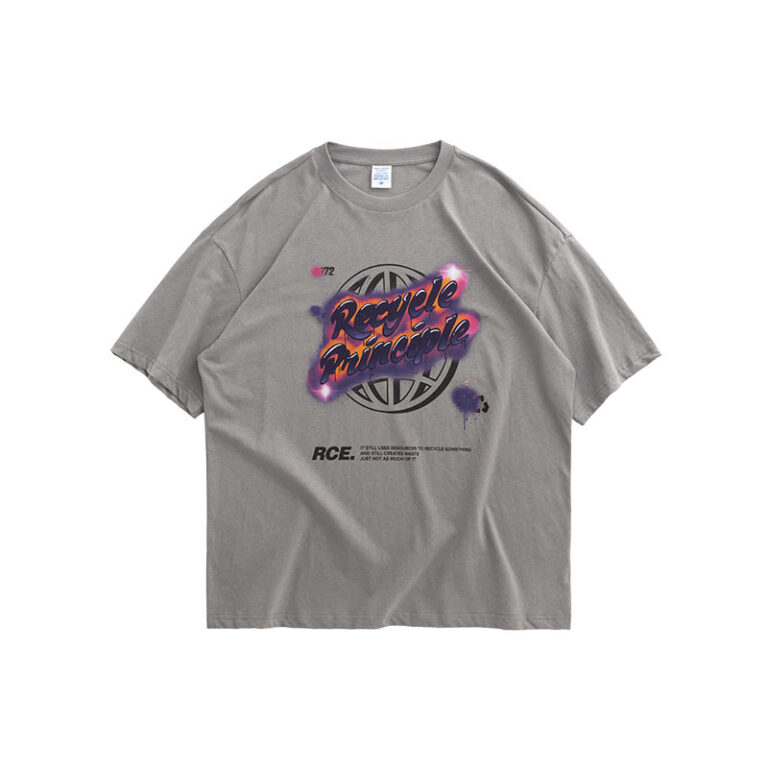 "Recyle Principle" Earth Printed T-shirt