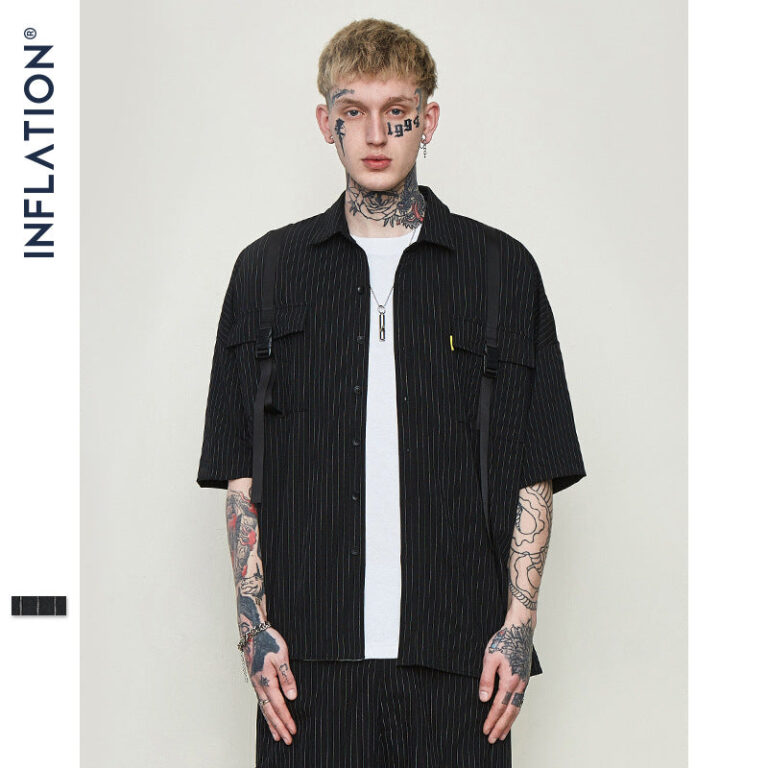 Oversied Pin-Striped Shirt