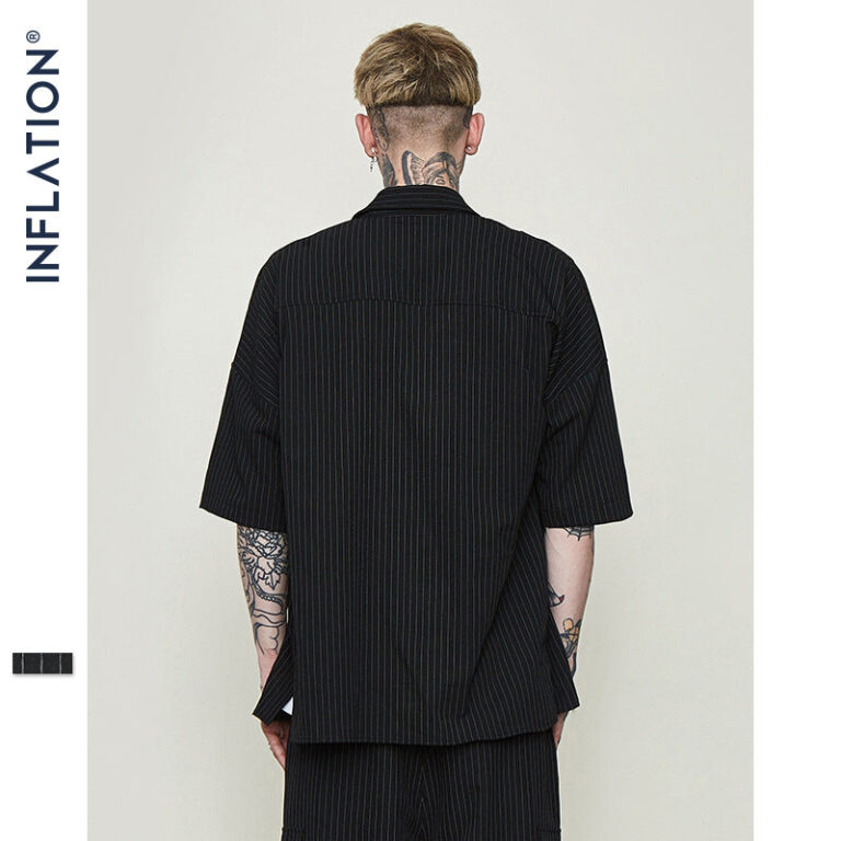 Oversied Pin-Striped Shirt