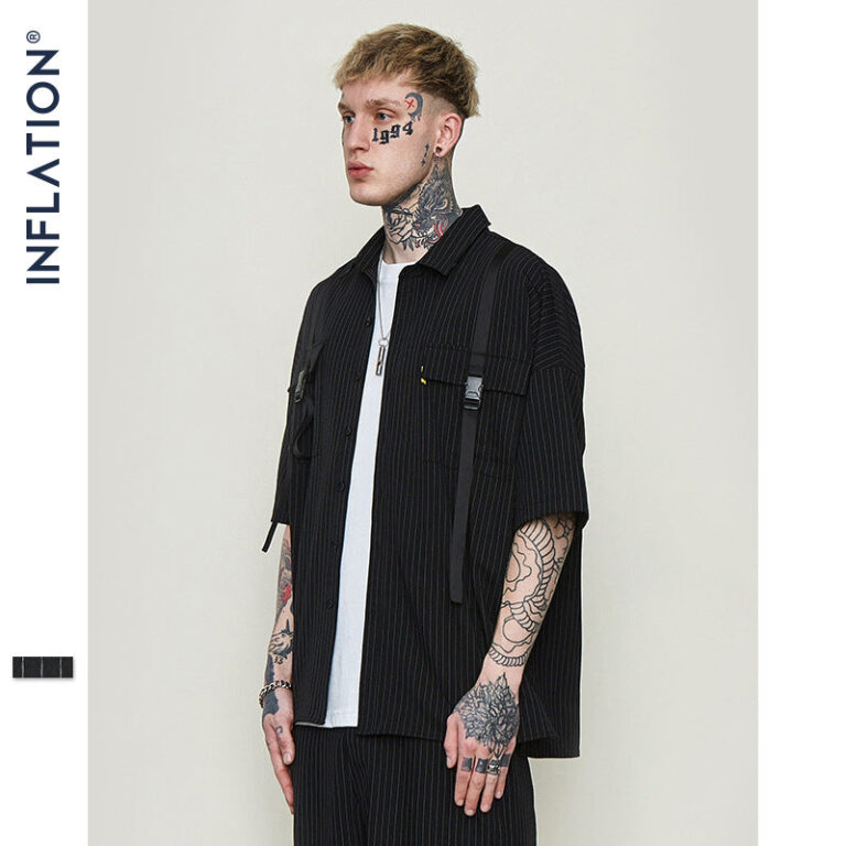 Oversied Pin-Striped Shirt