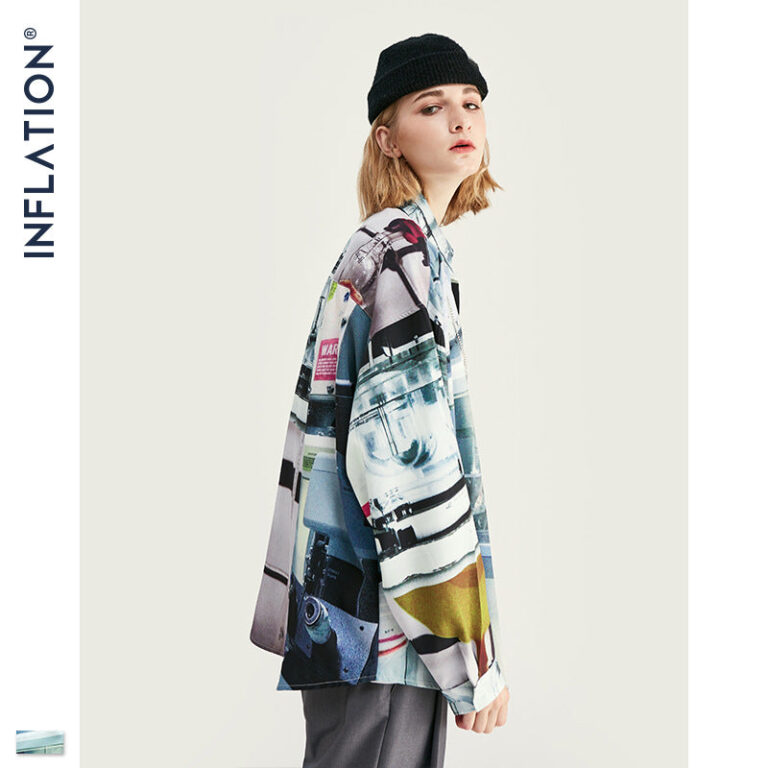 Abstract Artwork All-Over Print Full-Sleeve Shirt