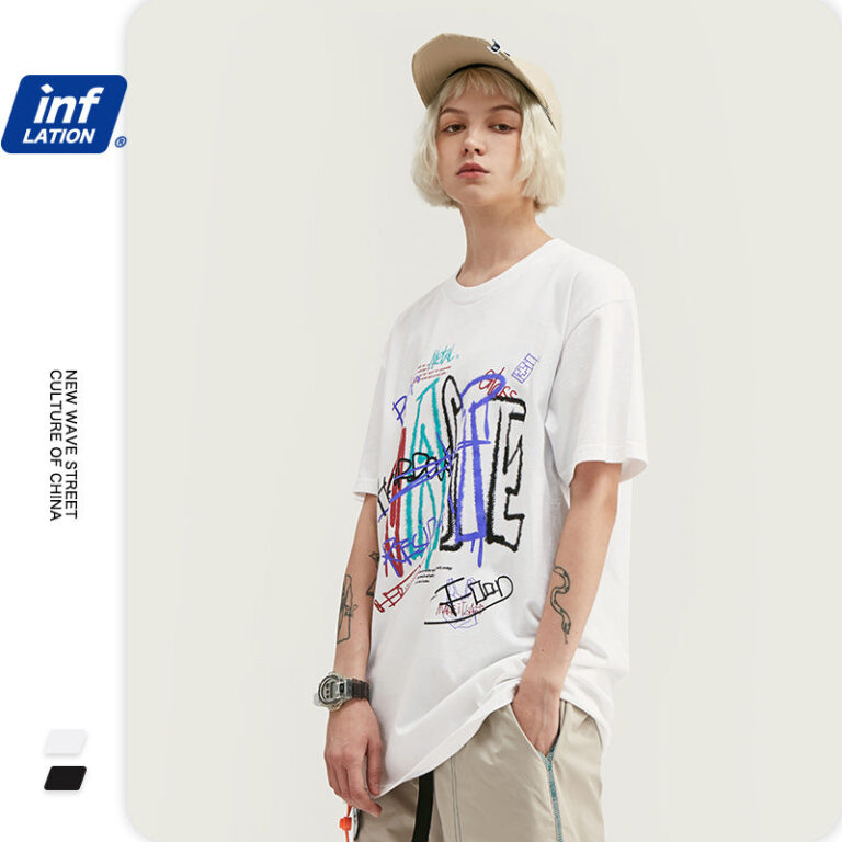 "WASTE" Printed T-shirt