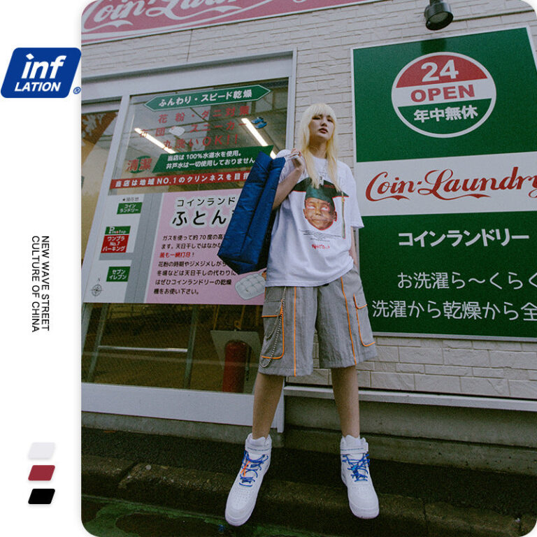 "WHAT'S UP" Printed Loose T-shirt