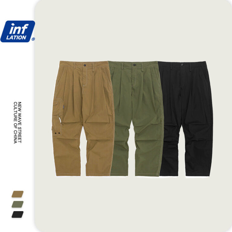 Multi-Pocket Rivited Trousers