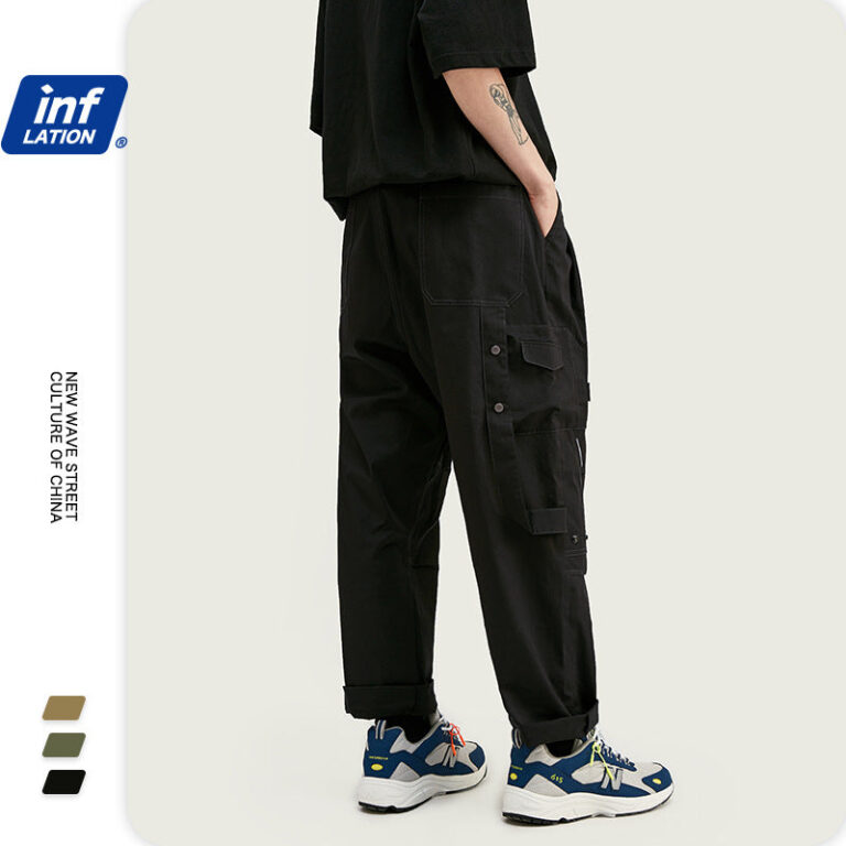 Multi-Pocket Rivited Trousers