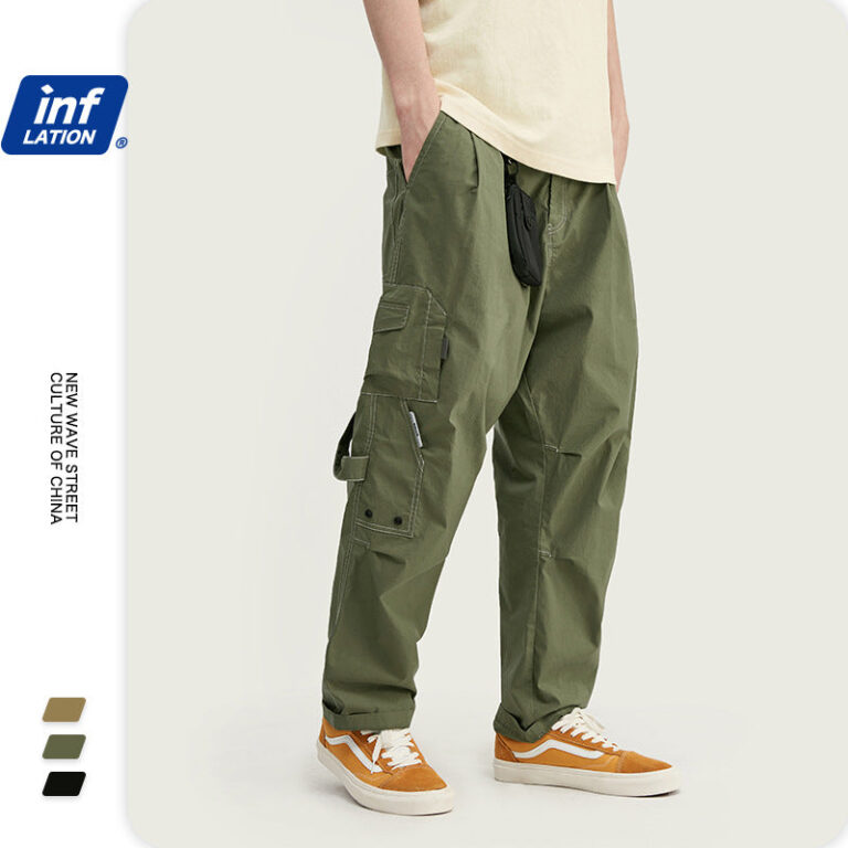 Multi-Pocket Rivited Trousers
