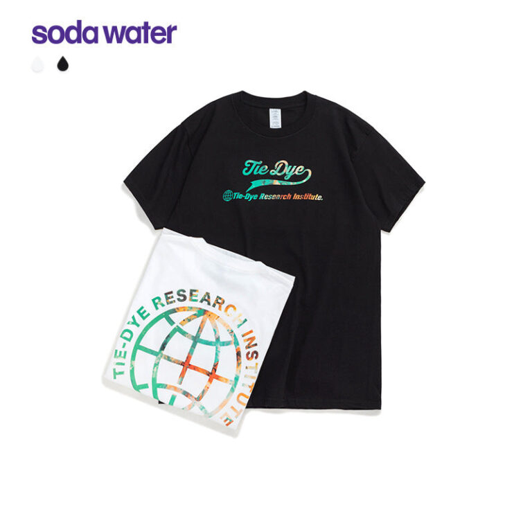 Tie Dye "RESEARCH INSTITUTE" Printed T-shirt