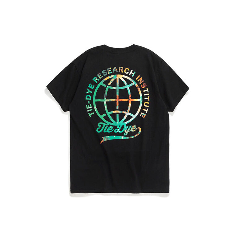 Tie Dye "RESEARCH INSTITUTE" Printed T-shirt