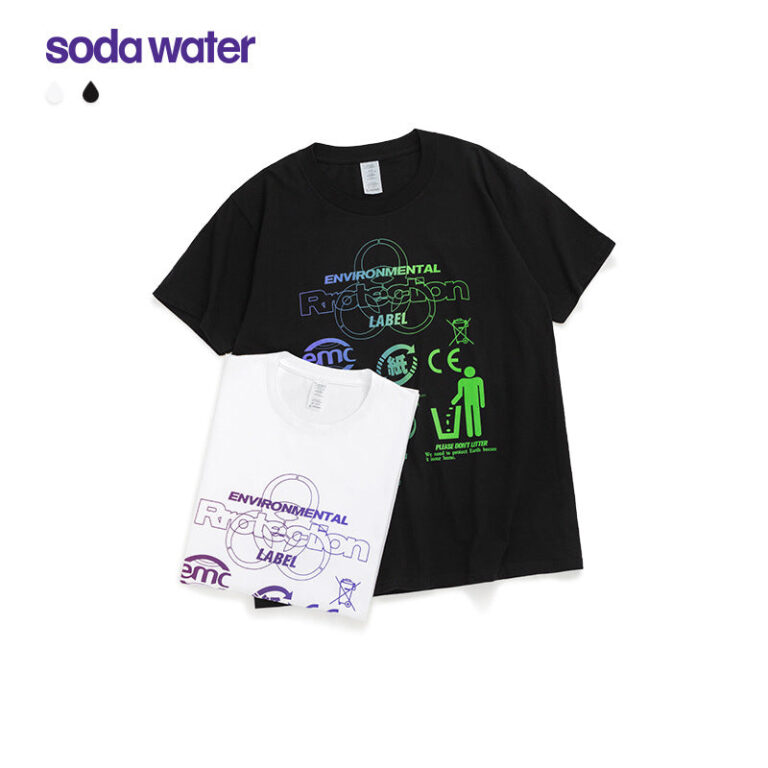 Recycle Series "Environmental Protection" Printed T-shirt