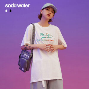 Tie Dye "RESEARCH INSTITUTE" Printed T-shirt